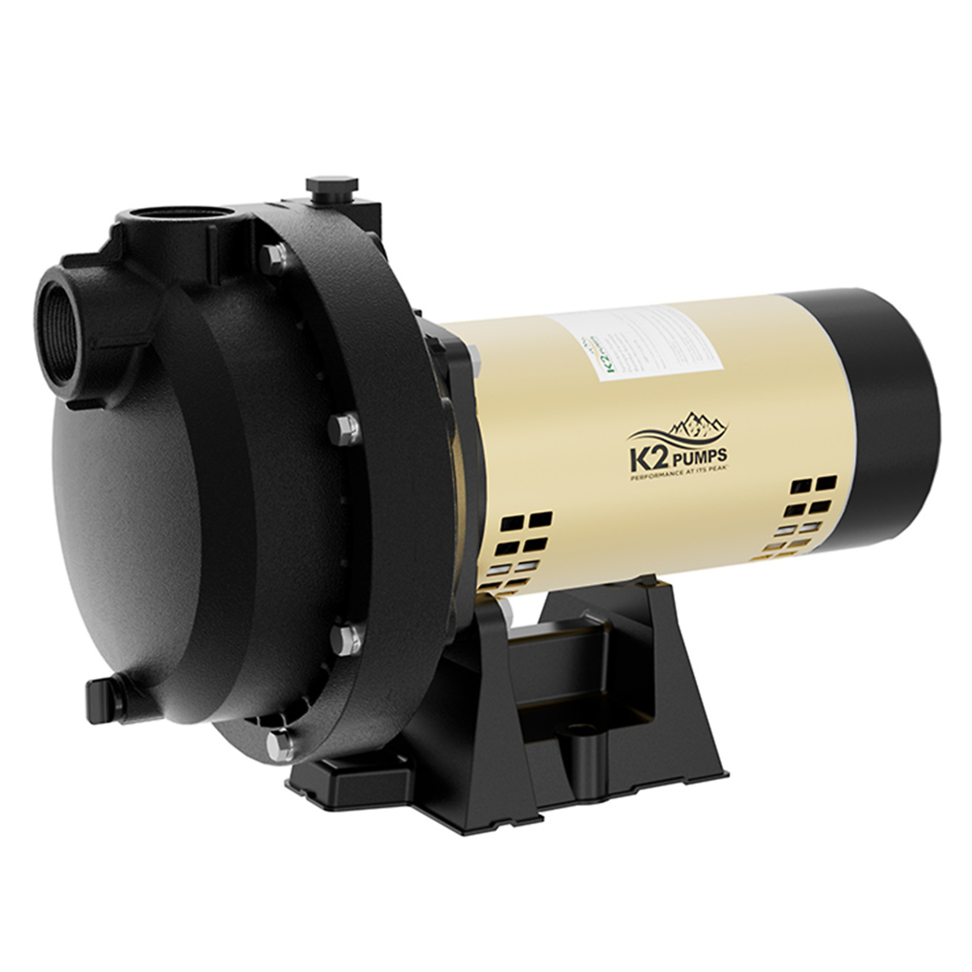 K2 1.5 HP Thermoplastic Sprinkler Pump, Max. Flow 47 GPH, Horsepower 1.5 HP, Port Size 1.5 in, Model# IRP15001K